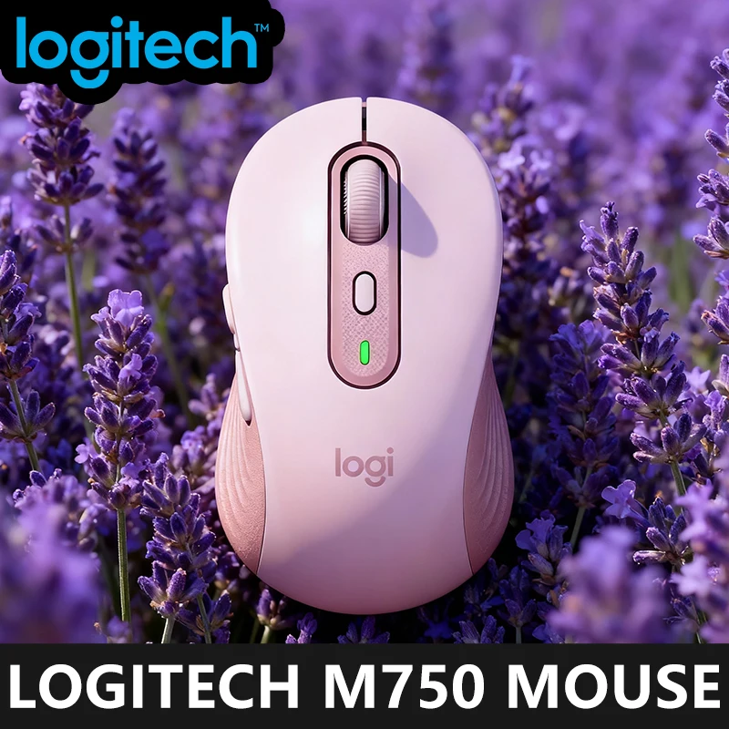 لوجيتك سيجنتشر M650 سماعة لاسلكية تعمل بالبلوتوث ماوس ضوء الصوت دفتر الأعمال اللوحي بلوتوث ضوء صامت وضع مزدوج المنزل Offi