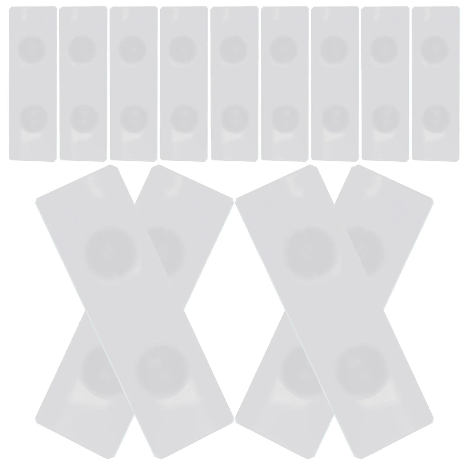 50 Pcs Glass Slide Concave Child Blank Microscope Slides with Specimens Laboratory