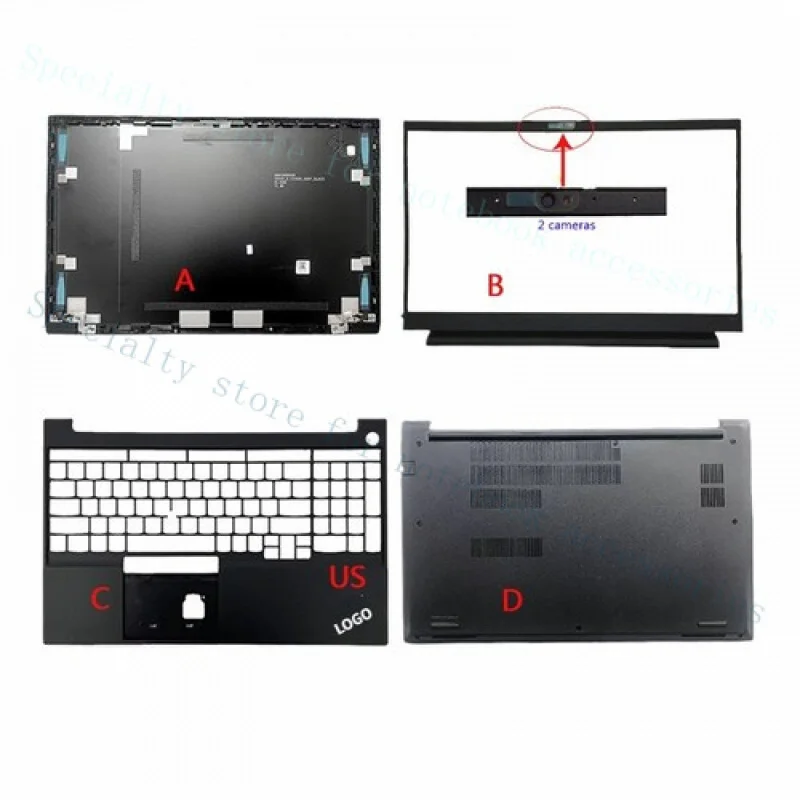 

A +++ для Lenovo E15 Gen2 GEN3 задняя крышка ЖК-дисплея/передняя крышка ЖК-дисплея/держатель для рук/нижняя крышка