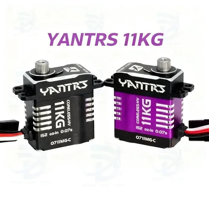 UniFlyGenuine YANTRS 11KG Miniature All Metal Digital Hollow Cup Servo With High Voltage And Large Torque Programmable SCX24 0