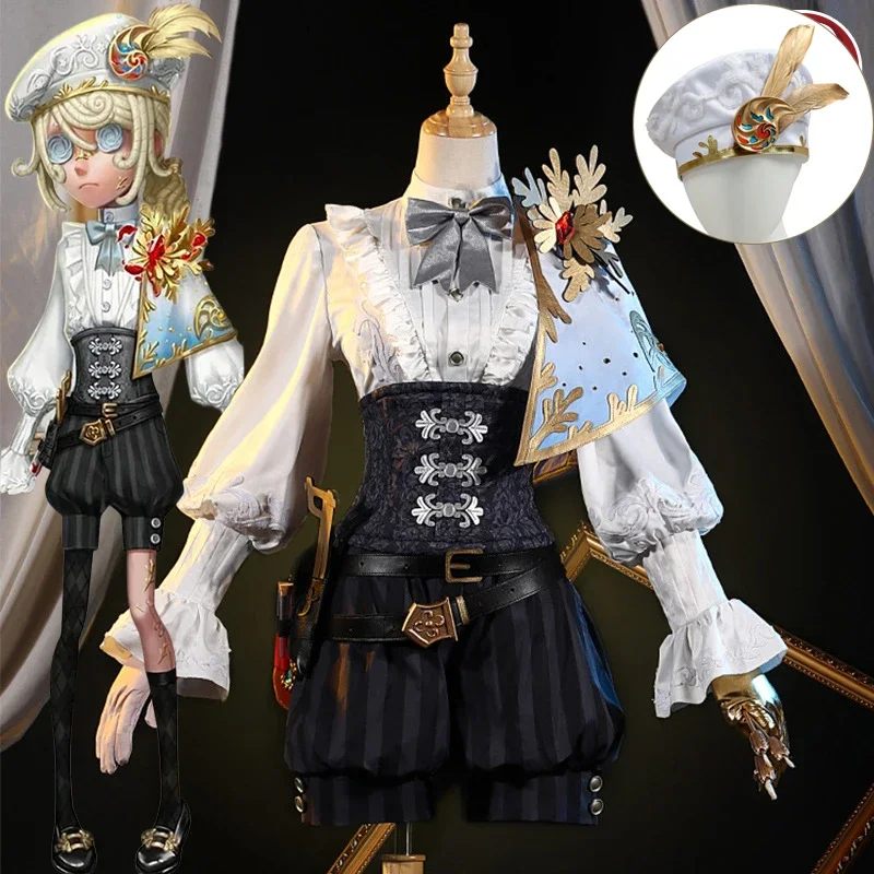 

Edgar Valden Cosplay Costumes Identity V Costume Game Painter Golden Ratio Sweet Uniform Halloween Party Role Play Clothing