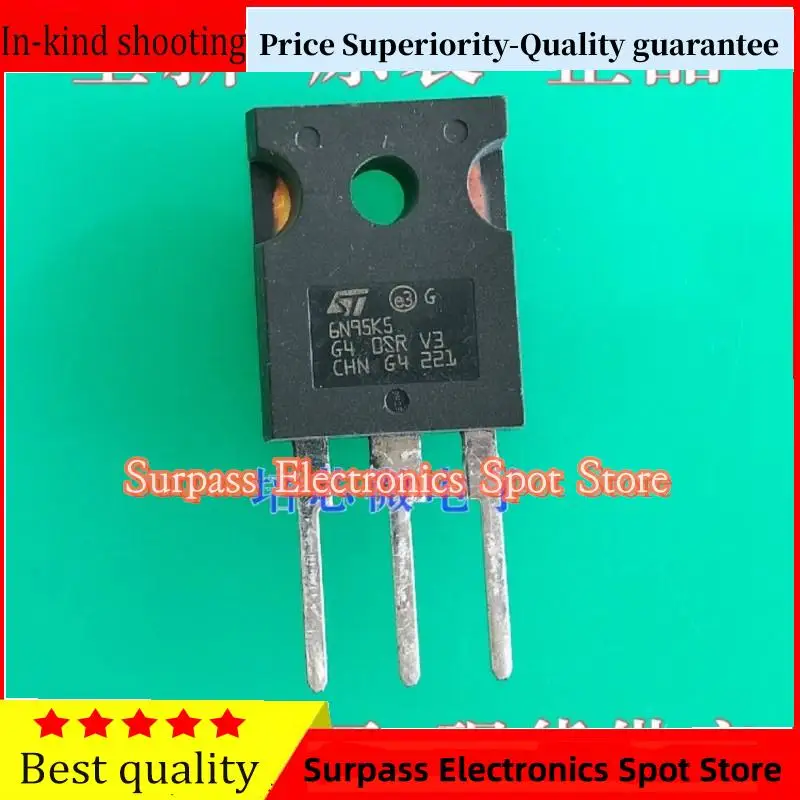 

10PCS-100PCS STW6N95K5 6N95K5 TO247 6A/950V MOS Price Superiority-Quality guarantee