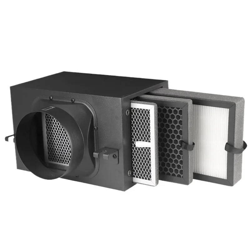 For PM2.5 Duct Fresh Air Filter Box Pre-Filter Activated Carbon Filter