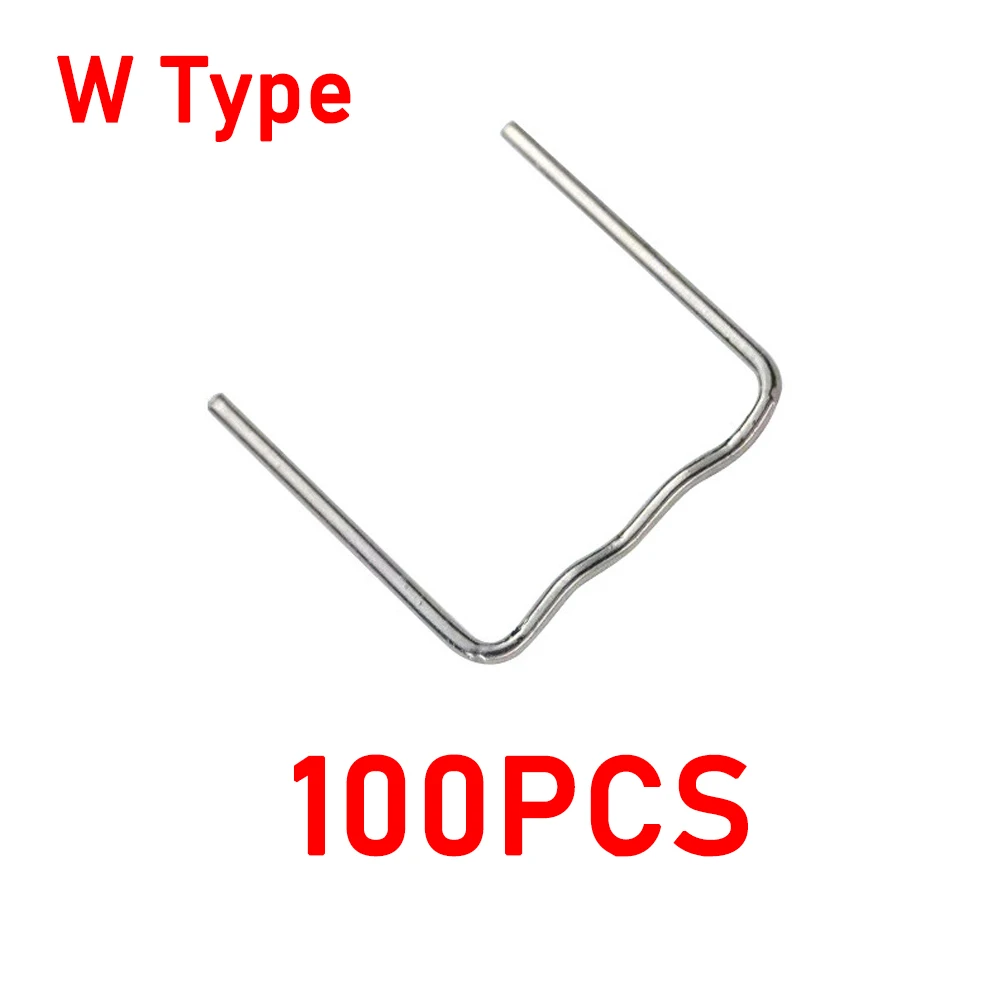 Kunststoff-Schweißklammern, 1000/500/200/100 Stück, 4 Arten, 0,8 mm, Schweißnägel, Kunststoff-Schweißgerät, Reparaturnägel-Set