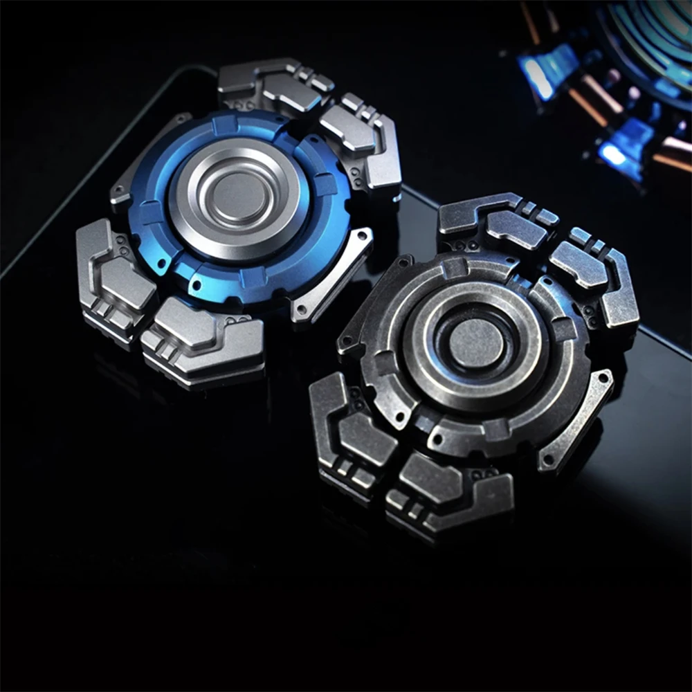 McGee Nuclear Explosion EDC Fidget Spinner Titanium Alloy Anti Stress Toys ADHD Anxiety Relief Sensory Focus Fidgeting Toys