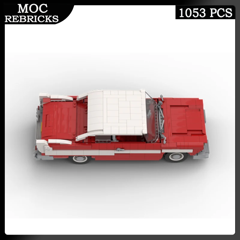 MOC Building Block Series Christine- 1958 Plymouth Fury City Vehicle  Personnel Carrier Educational Bricks Toys Children Gifts