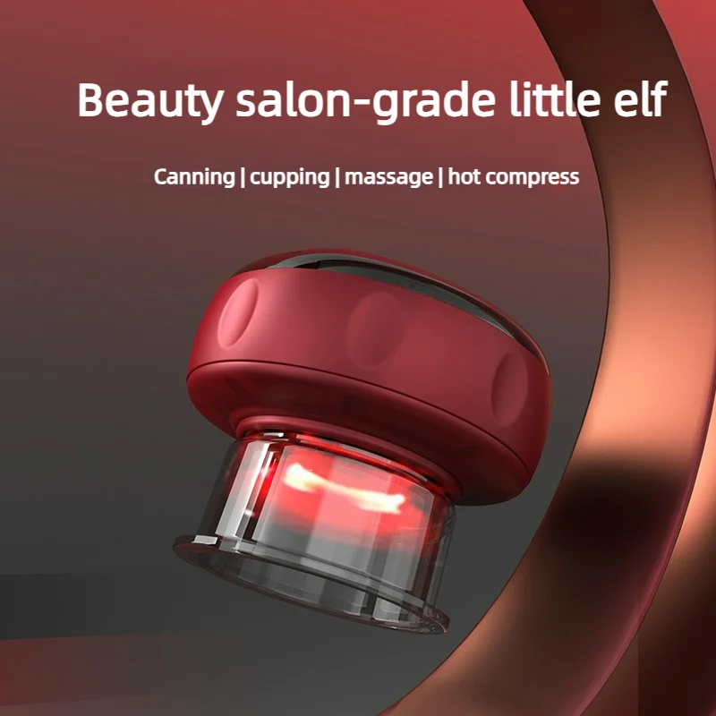 

Интеллектуальный вакуумный массажный аппарат для гуаша, электрический массажный аппарат с подогревом и функцией вакуумной терапии, массажер для прочистки меридианов.