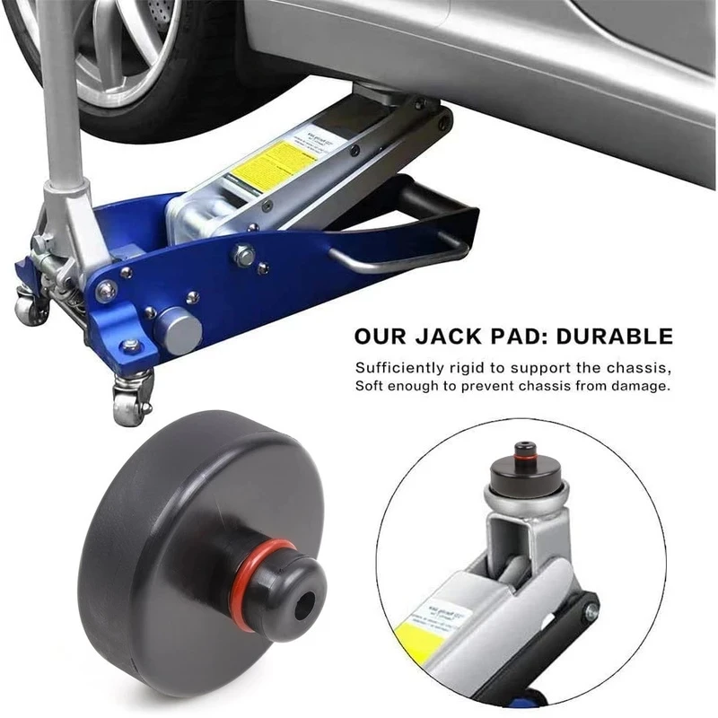 4 pezzi di sollevamento Jack Pads per Tesla Model 3 Y S X Highland 2024 2023 2022 accessori Pucks in gomma Chassis Lift stand custodia adattatore