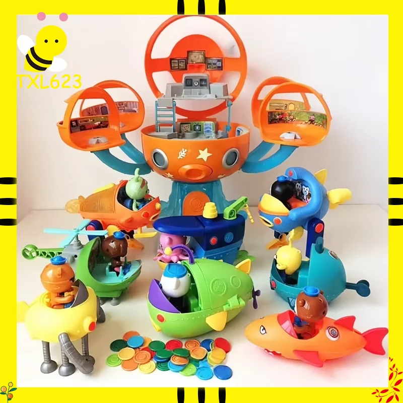 

Набор фигурок TV Octonauts GUP Submarine Boat Vehicles-Kwazii Barnacles Peso-развивающая игрушка для детей в подарок