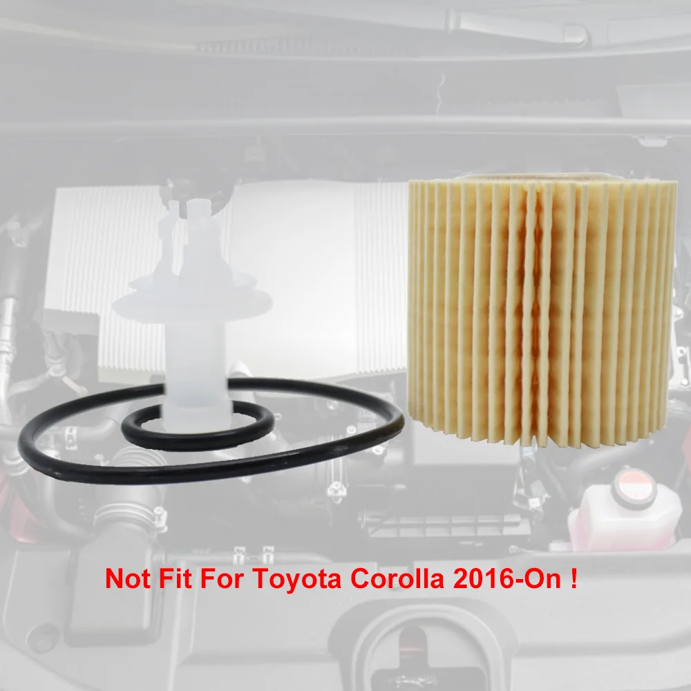 Oil Filter For Toyota Corolla 2010 2011 2012 2013 2014 1.8L I4 1798CC / 1800CC 2ZR-FE Engine Protector Accessories 04152-YZZA6