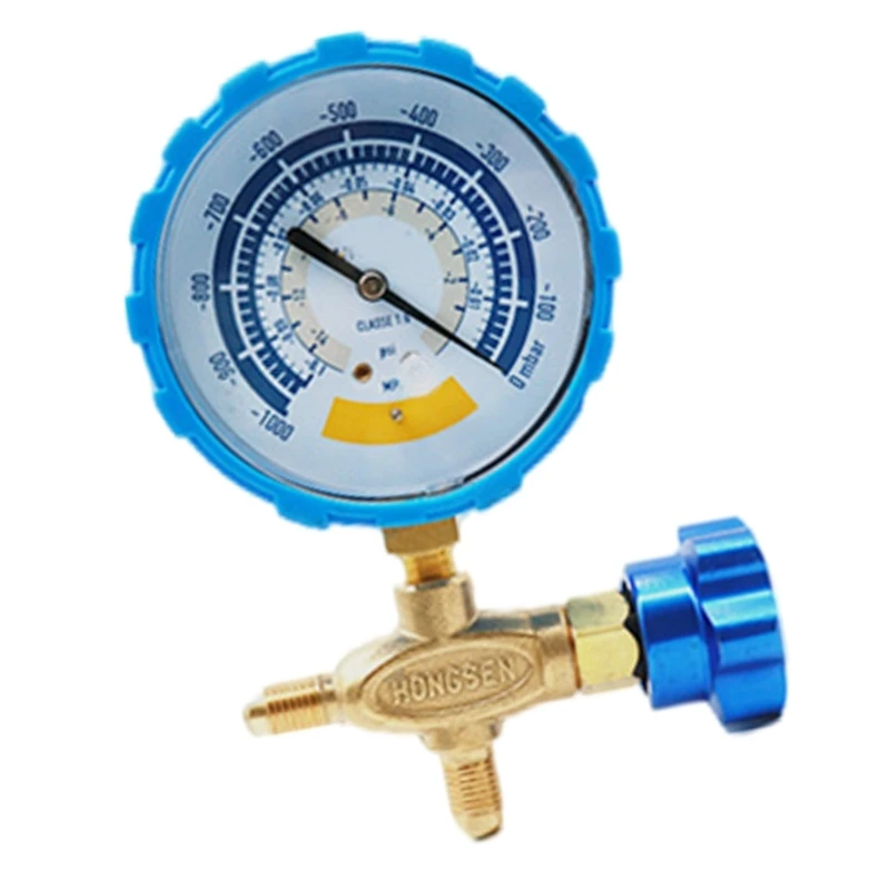 Pressure Gauge Accurate Air Gauge Instrument for Vacuum Pumps 0-1000mbar Gauge Dropship