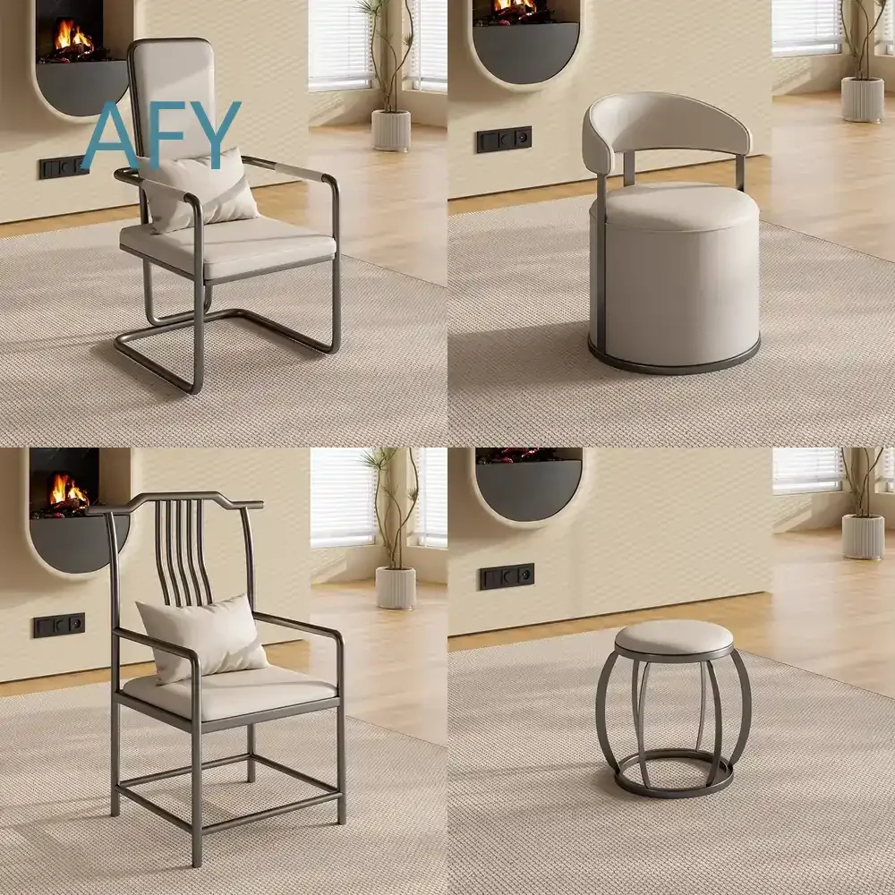 Premium Master Chair for Tea Table Dining Leisure Backrest Stool for Coffee Mahjong Hotel Dressing Room Home Office Living