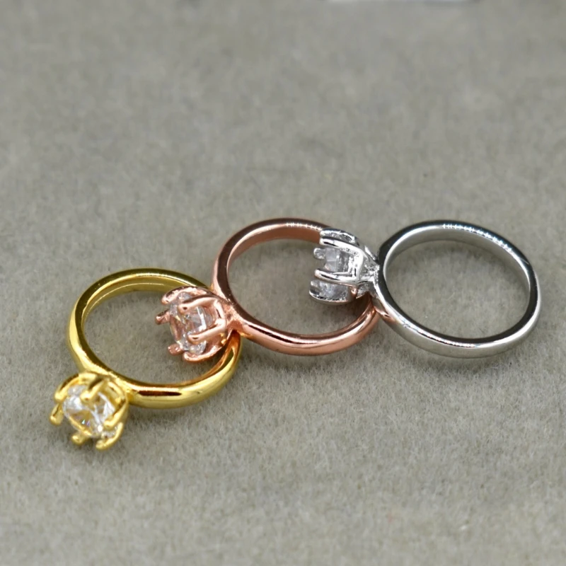 Crystal Angel Rings Outfit Baby Girl Picture Props Newborn Baby Golden Rose Gold Silver Rings Exquisite Newborn Rings