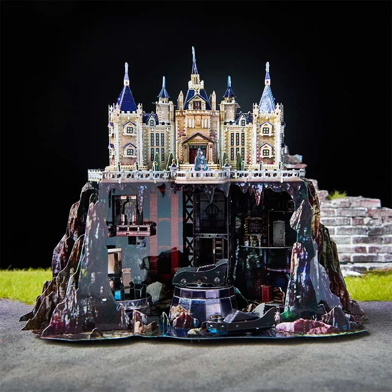 Manor Castle Architecture All metal stainless steel DIY3D three-dimensional puzzle alloy assembling model
