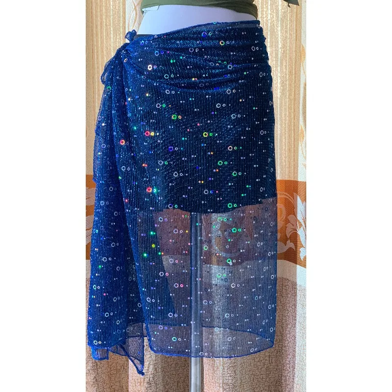 Customized Belly Dance Belt Hip Scar Welfare Style Oriental Dance Butt Curtain Versatile Glitter Waist Chain Beginner