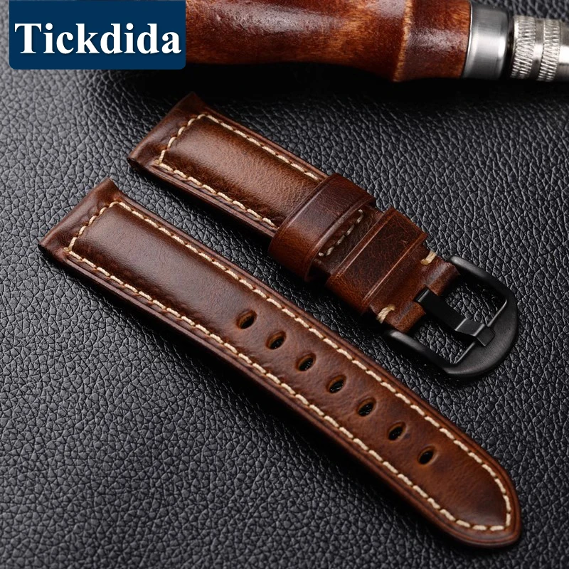 Quick Release Leather Watchbands 20mm 22mm 24mm Casual Belt Smart Watch Strap for Huawei Watch GT 4 3 Soft Bracelet Wrist Band