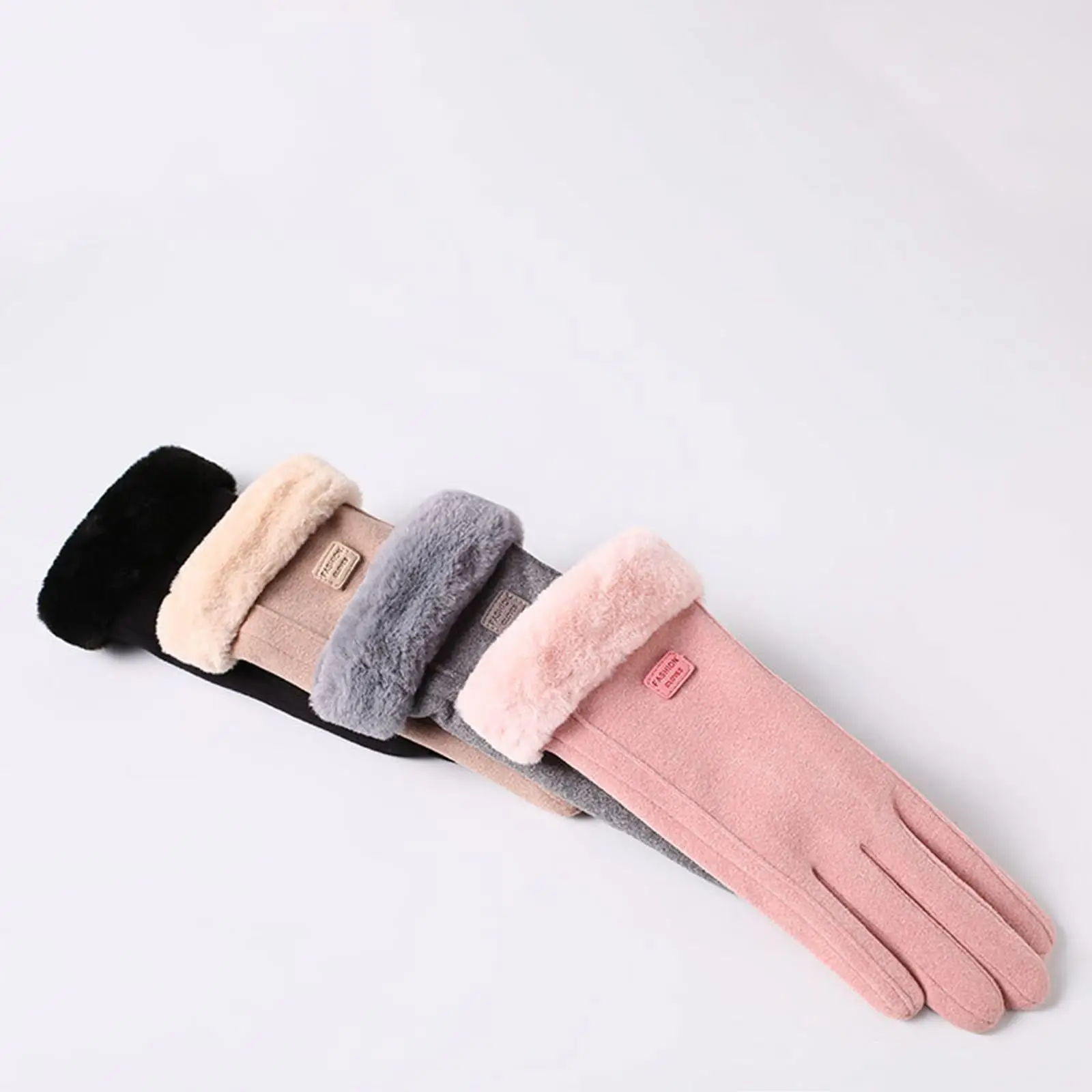 Velvet Warm Gloves Plus Velvet Keep Warm Thicken for Cycling Snow Skiing Gym