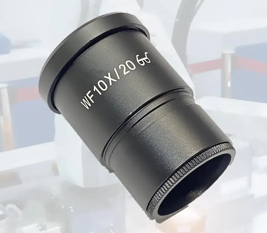Microscope eyepiece WF10X/20 WF10X/22 WF20X/10 WF20X/12 high eye point wide-angle eyepiece interface 30mm WF10X