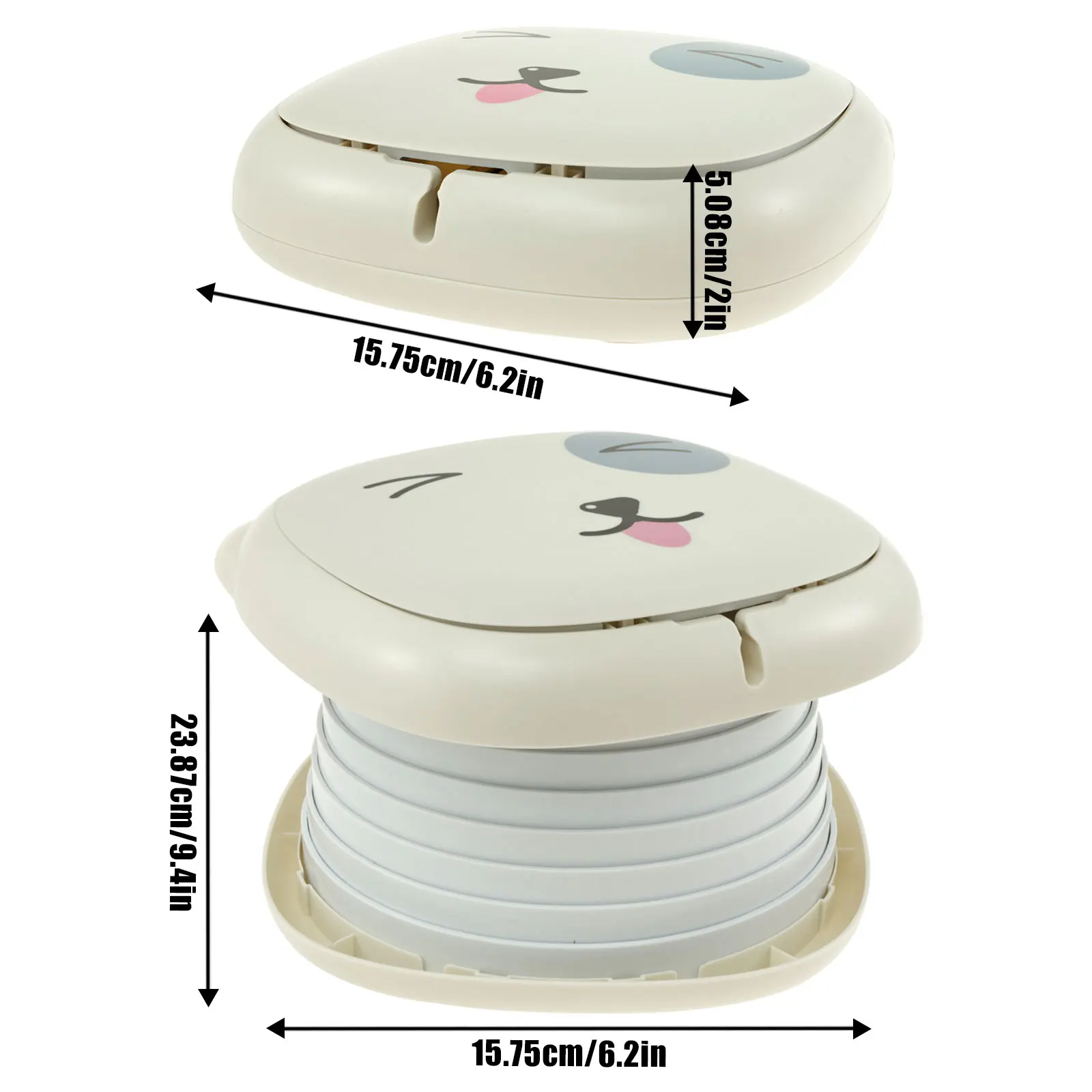 Portable Foldable Potty Baby Travel Boy WC Girl Pot Toilet Anti-slip Kids Training Pot Outdoor Camping Bathroom Baby Potty
