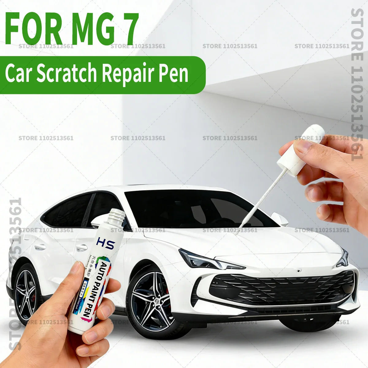 

Ручка-корректор для ремонта лакокрасочного покрытия автомобиля MG 7 (2007-2025), средство для удаления царапин, аксессуары для авто DIY, цвета: белый, серый, красный, черный, зеленый, нефритовый (GJY)