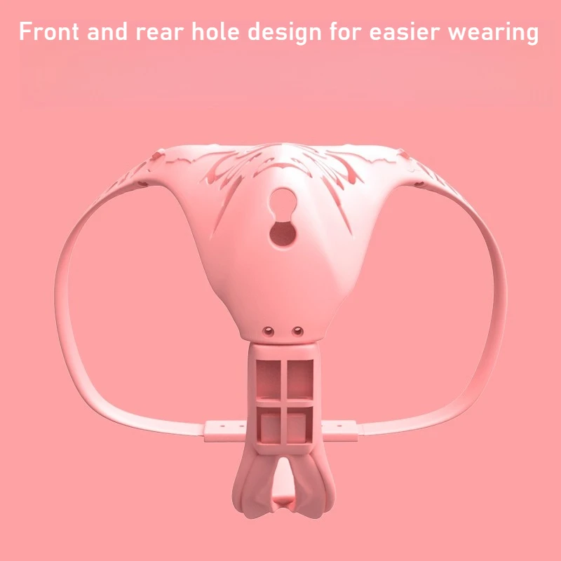 25New حزام العفة للرجال يمكن ارتداؤه من الراتنج قفل العفة جهاز العفة الأنثوي الامتناع عن ممارسة الجنس SM لعبة مثيرة للرجال قفص القضيب #4