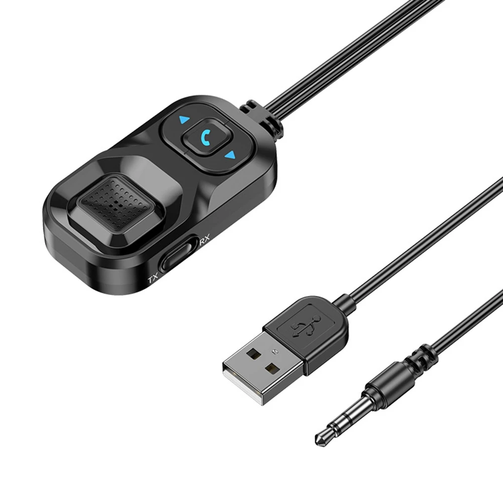 Récepteur Bluetooth de voiture AUX 3.5mm, adaptateur audio, émetteur Bluetooth 5.1