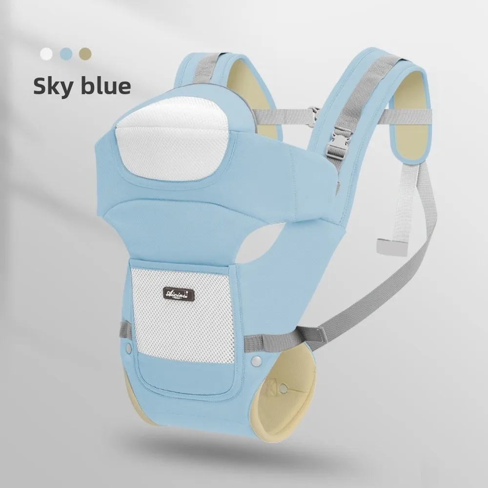 

Новая регулируемая переноска для новорожденных, эргономичный легкий рюкзак, чехол двойного назначения, дышащий детский слинг для выхода на улицу