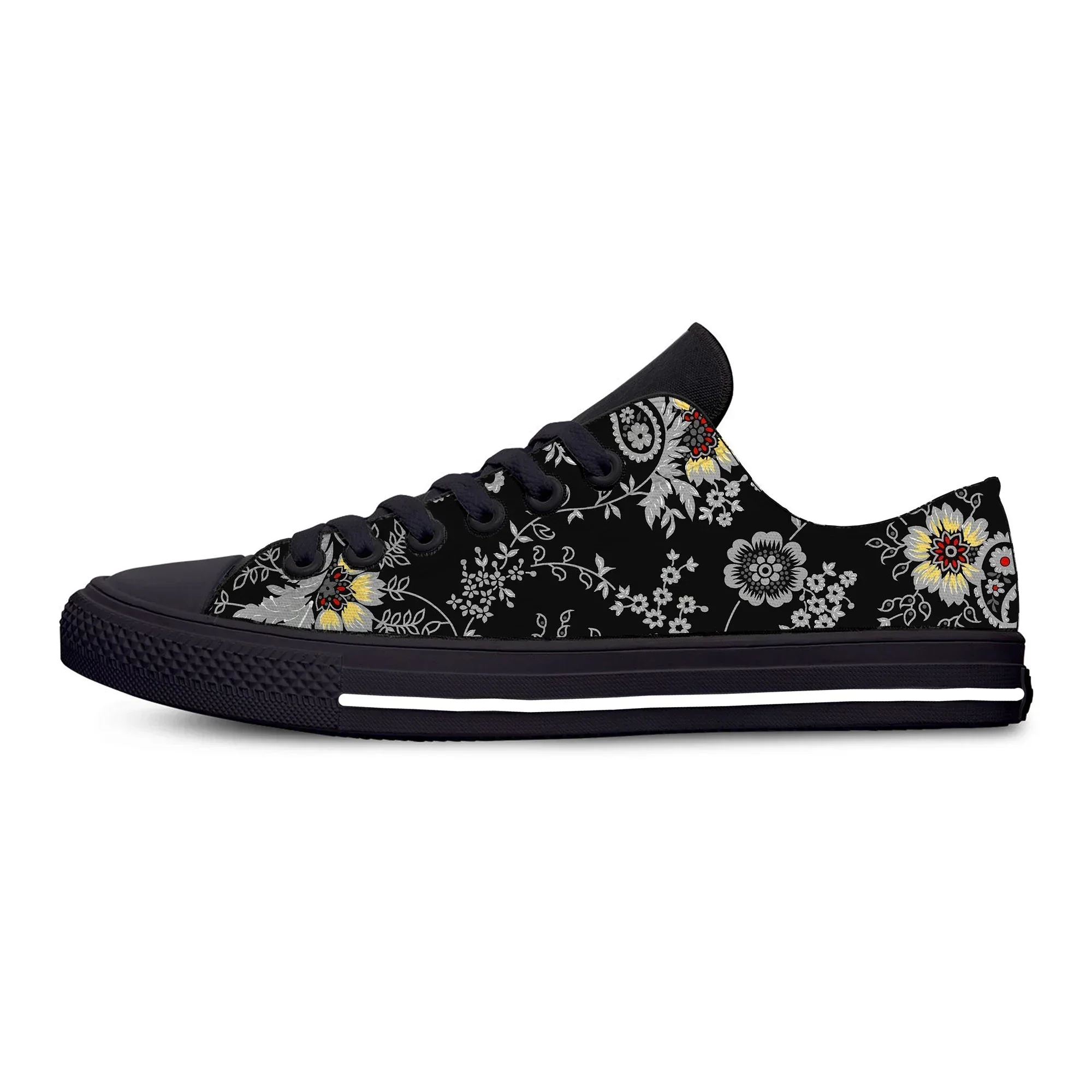 Hot Cool Summer Fashion 3D Low Top Man Woman Floral Classic Canvas Shoes High Quality Sneakers Latest Lightweight Board Shoes - view 3