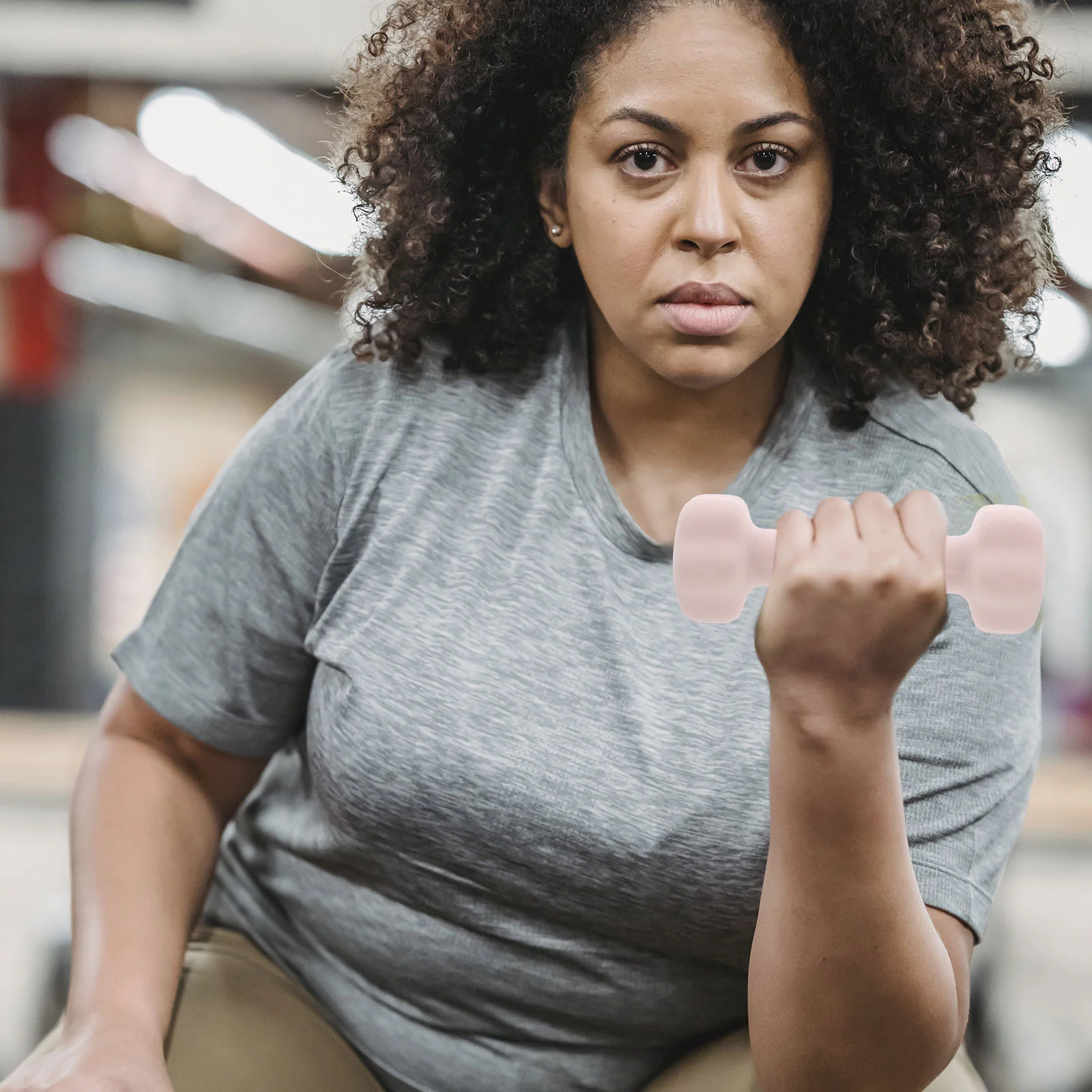 1 كجم السيدات الدمبل الفينيل المغلفة خفيفة الوزن وزن اليد للمنزل تجريب الذراع تشكيل ممارسة أجهزة لياقة بدنية الدمبل ل #5