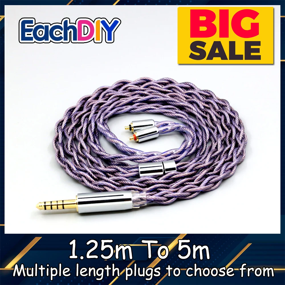 Typ2 1,8 mm 140 Kerne Litz 7N OCC Kopfhörer-Kopfhörerkabel für Pro X10 X20 X30 X50 IPX T2 Pin LN 007862