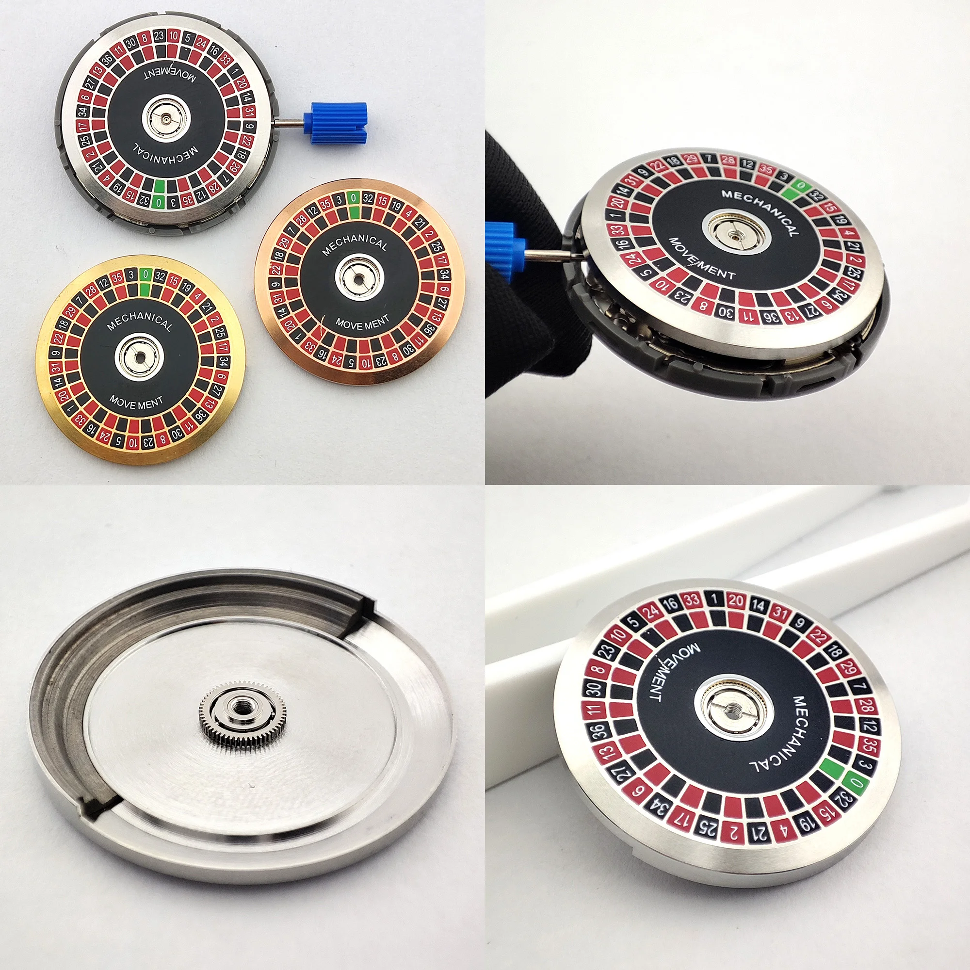 Russian Turntable Movement Protection Module NH35 Rotor Oscillating Weight Watch Roter Automatic Hammer Rotor Fit NH35 Movement