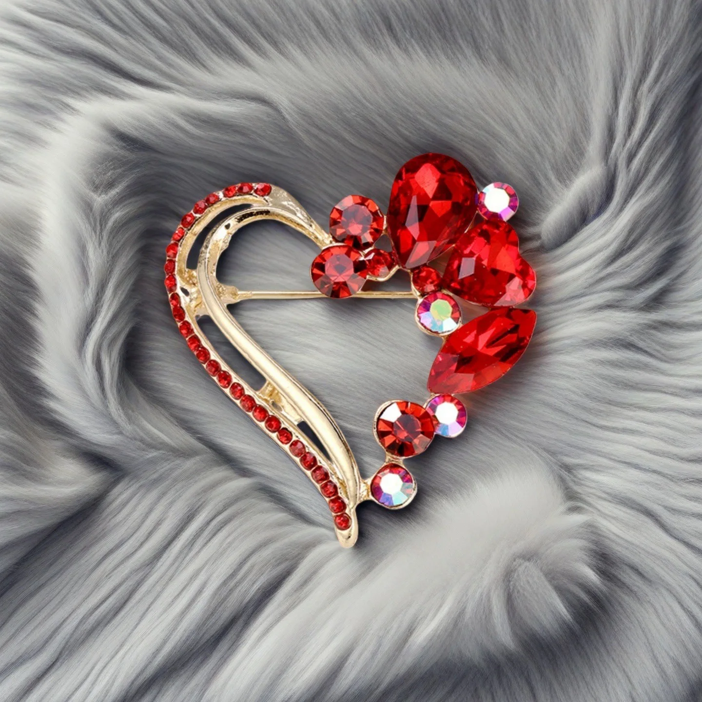 Broche de Corazón Abierto de C - Women'S Formal Day Wear reseña y precio
