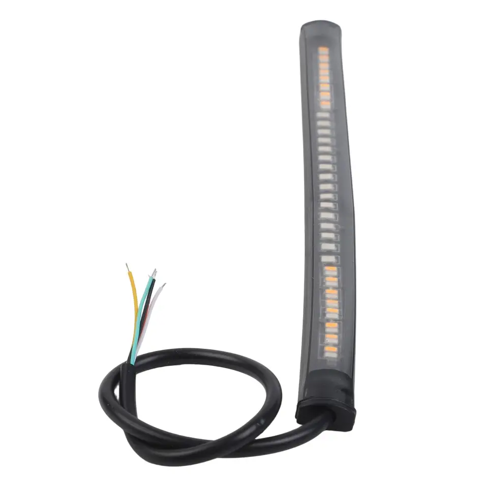 YONGMING Bande LED Feu Stop 12V Rouge – 2 Bandes Super Lumineuses Universelles Moto, Voiture, VTT, Scooter