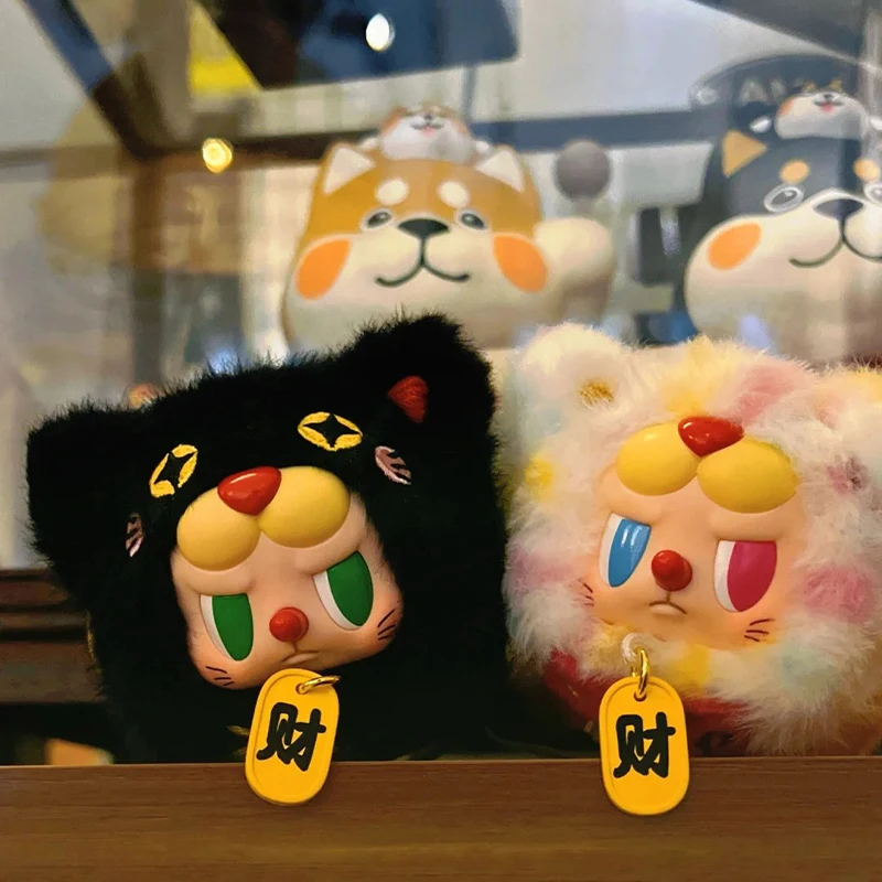 

Chaosweet Rebel Bear Good Luck Sachet Series Виниловая плюшевая кукла слепая коробка милая удача счастливая сумка кулон брелок украшения подарки