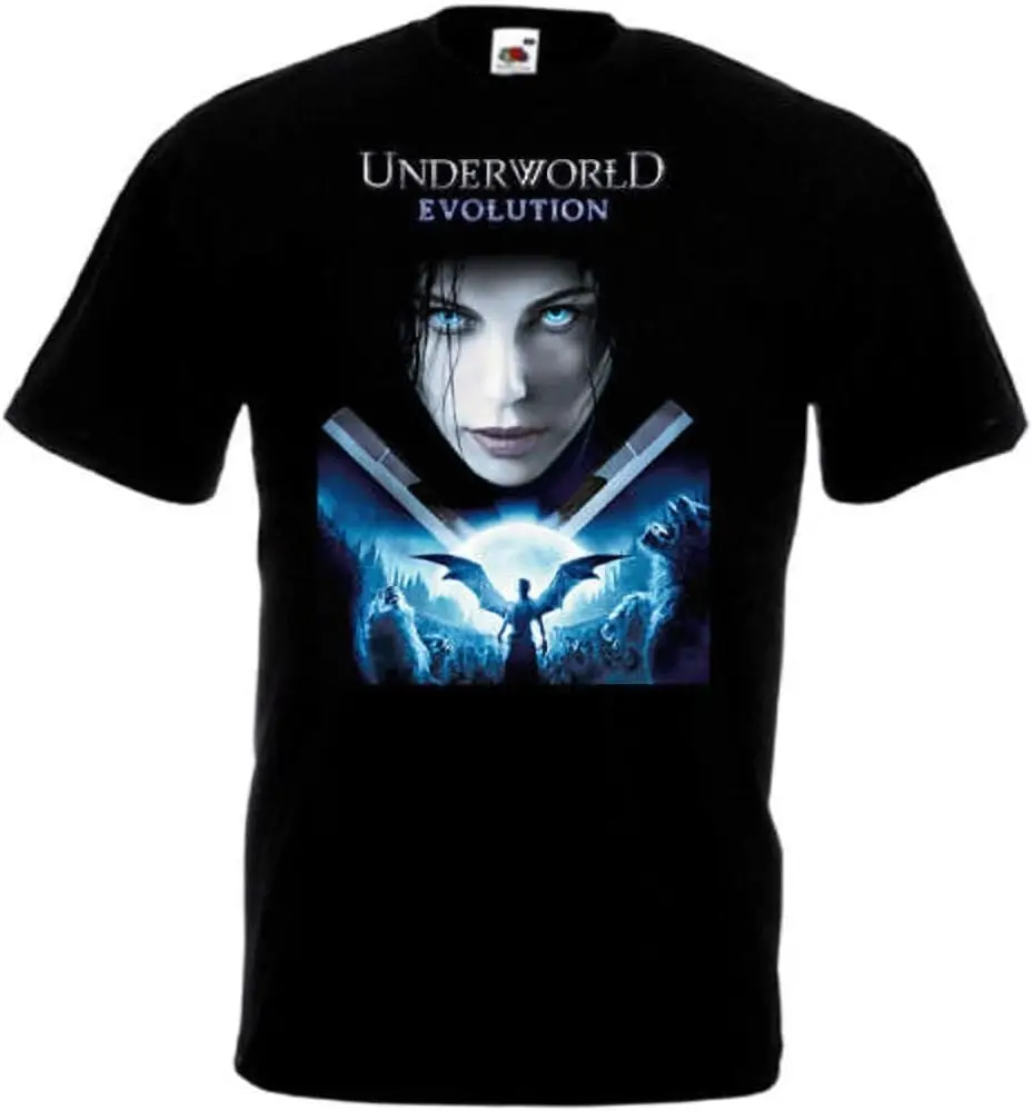 

Underworld Evolution v1 T Shirt Black Movie Poster S-5XL Black Black