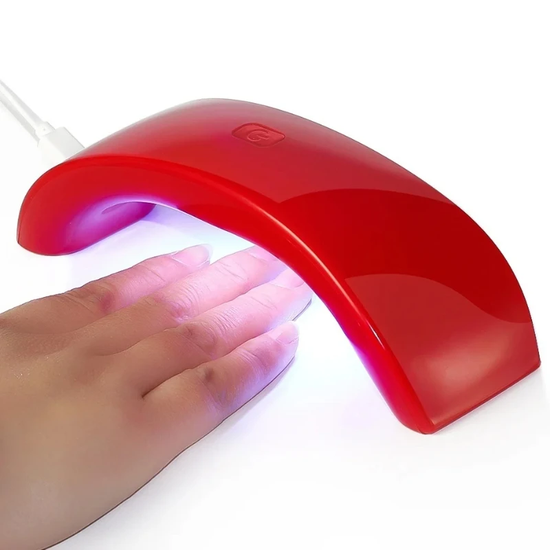 

New Style 12W Quick-Dry LED UV Nail Dryer Portable Mini Rainbow Shaped USB Nails Enhancement Lamp Hand Art Tools Gifts for Girls