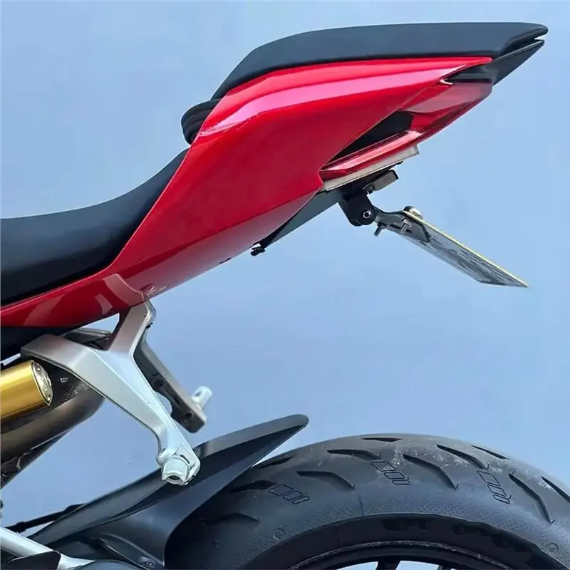 Tail Light& Turn Signal LED Integrated Short Tail License Plate Holder For Ducati Panigale 899/959/1199/1299 Motorcycle-M54K