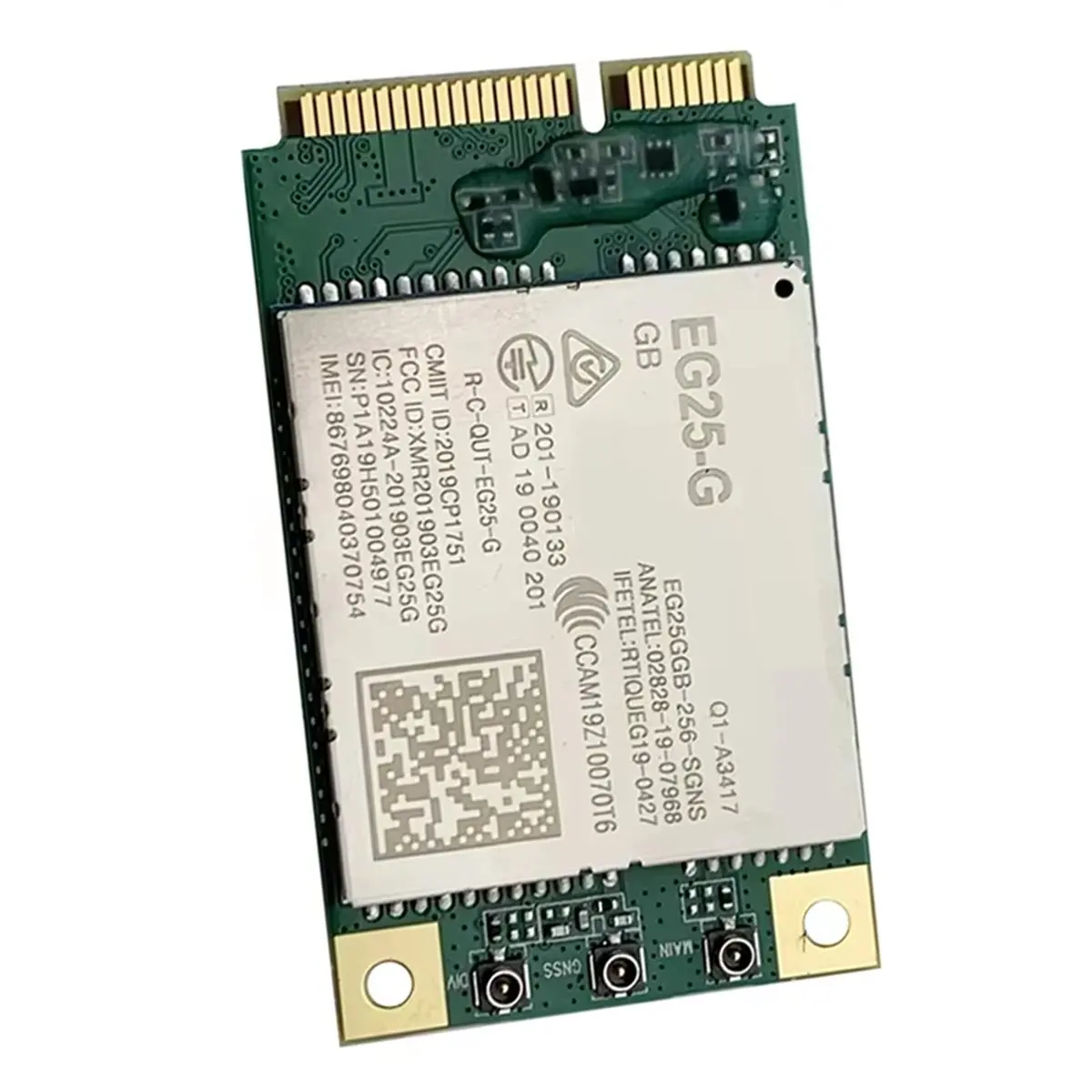 RECOMMANDATION     Modem mondial EG25-G LTE Cat4 MINI PCIE sans emplacement pour carte SIM EG25GGB-256- pour module EC25-E EC25-EU EC25-AU