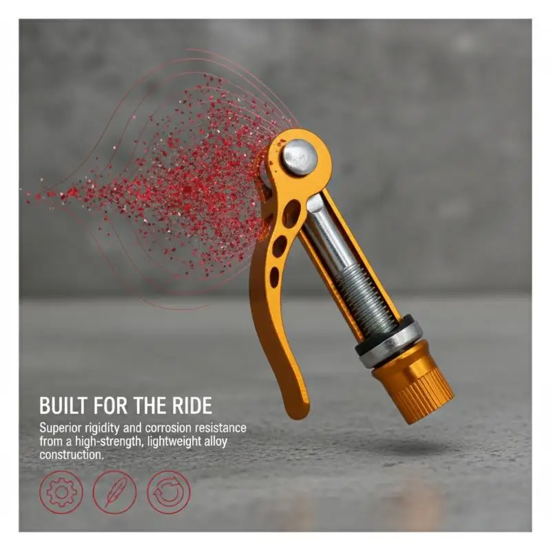 Foldable Quick Release Threaded Bolt Hand Tighten Screw Bicycle  Seat Tube Security Fastener Screw Saddle Pipe Fixing Tool