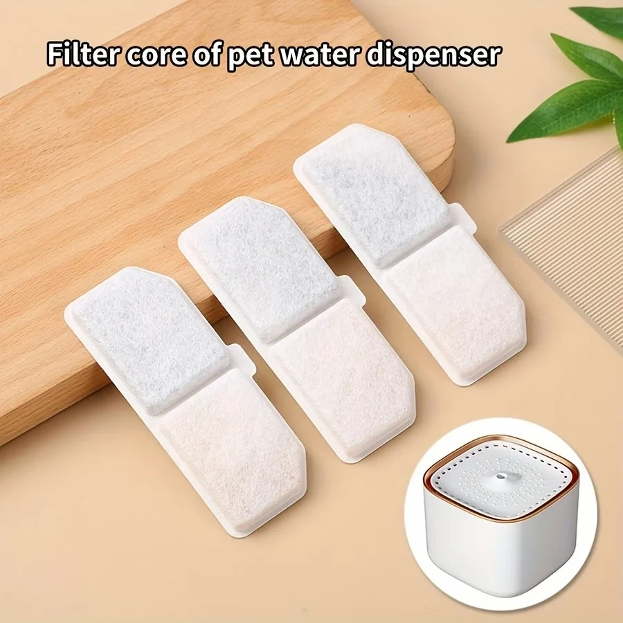 6/12/24PCS Pet Water Dispenser Filter Element Pet Automatic Drinking Machine Filter Cat Intelligent Waterer Filter Accessories