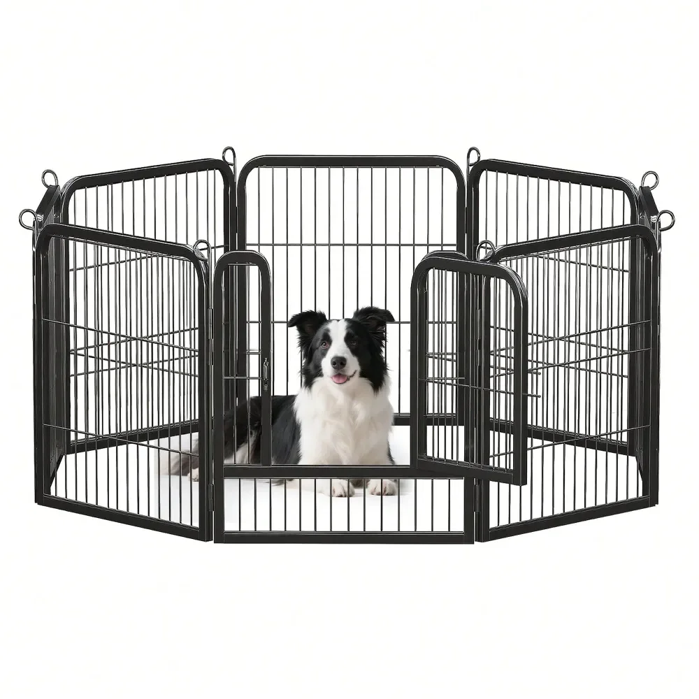 

Dog Playpen Heavy Duty Dog Fence Out Door For Yard And Indoor Use Portable Design For RV And Camping 16 Panels 40 32 24 Wide Ea