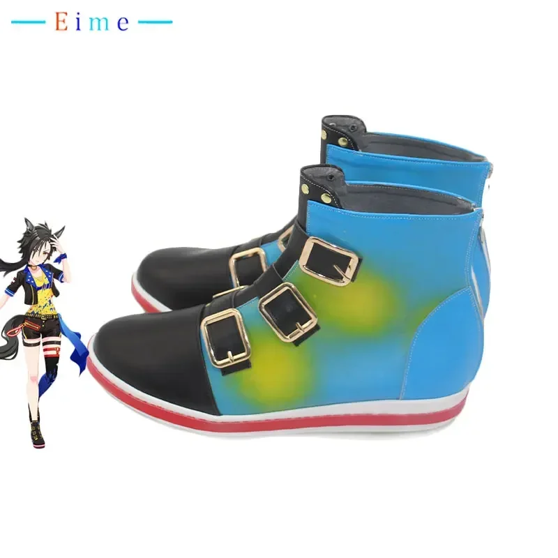 أحذية الهواء شاكور التأثيرية لعبة جميلة ديربي كوسبلاي الدعائم PU أحذية من الجلد أحذية كرنفال الهالوين مصنوعة حسب الطلب