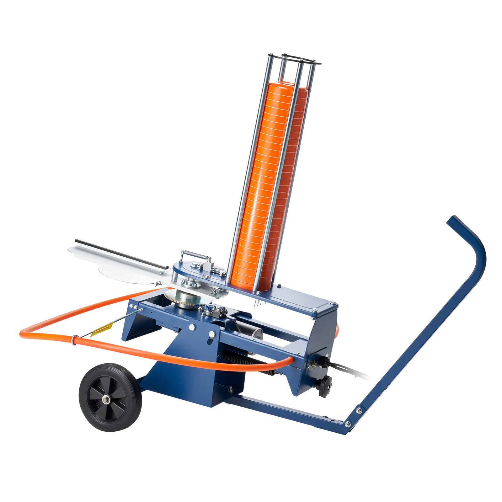 VEVOR Clay Target Thrower Max 50-80 Clays 55 Yards Automatic on Wheels with Adjustable Foot Pedal Pull Handle for Shooting