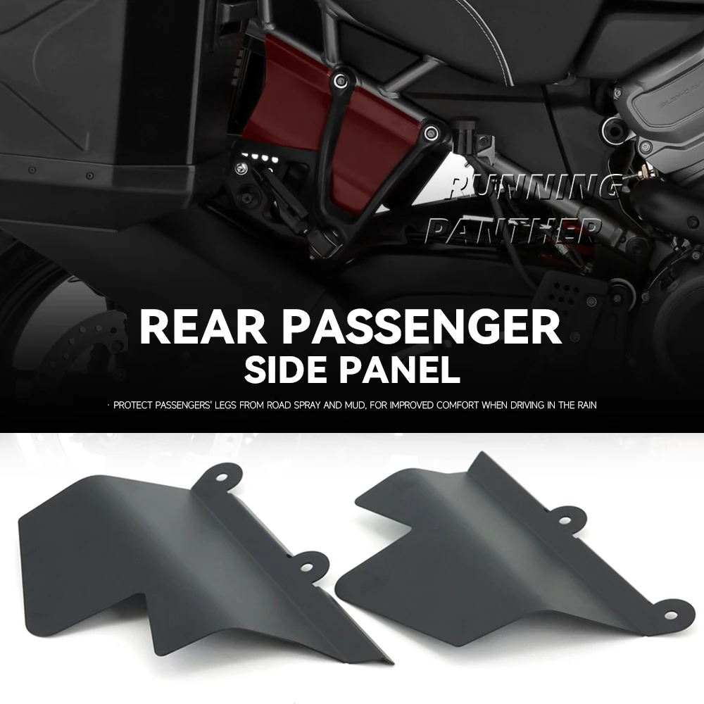 

New Motorcycle Rear Passenger Splash Side Plate PA 1250 1250S Rear Wheel Fender Muffler For Pan America 1250 S Special 2021 2022