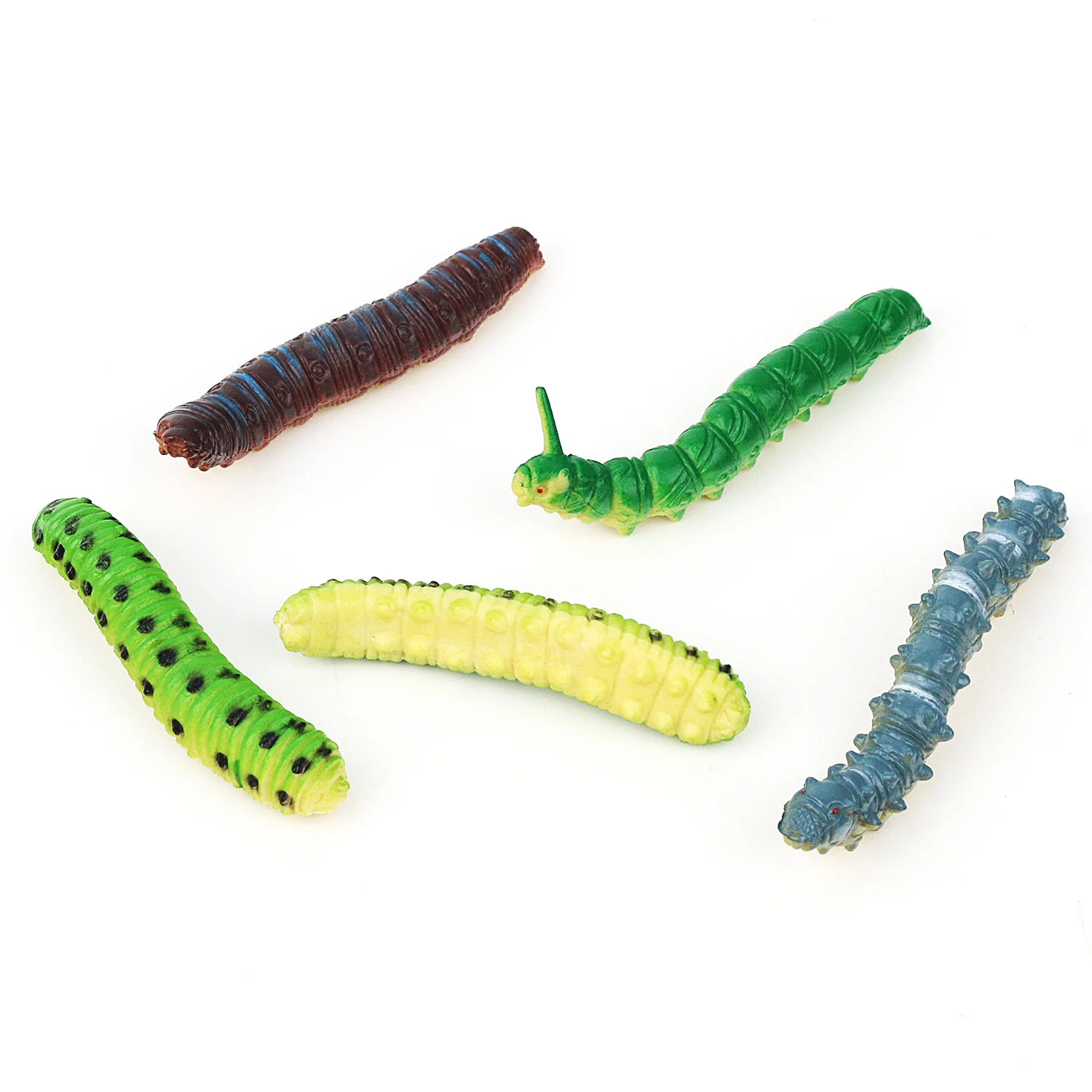 

Simulated caterpillar, cabbage caterpillar, prank, prank, prank, scare, toy animal model, parody
