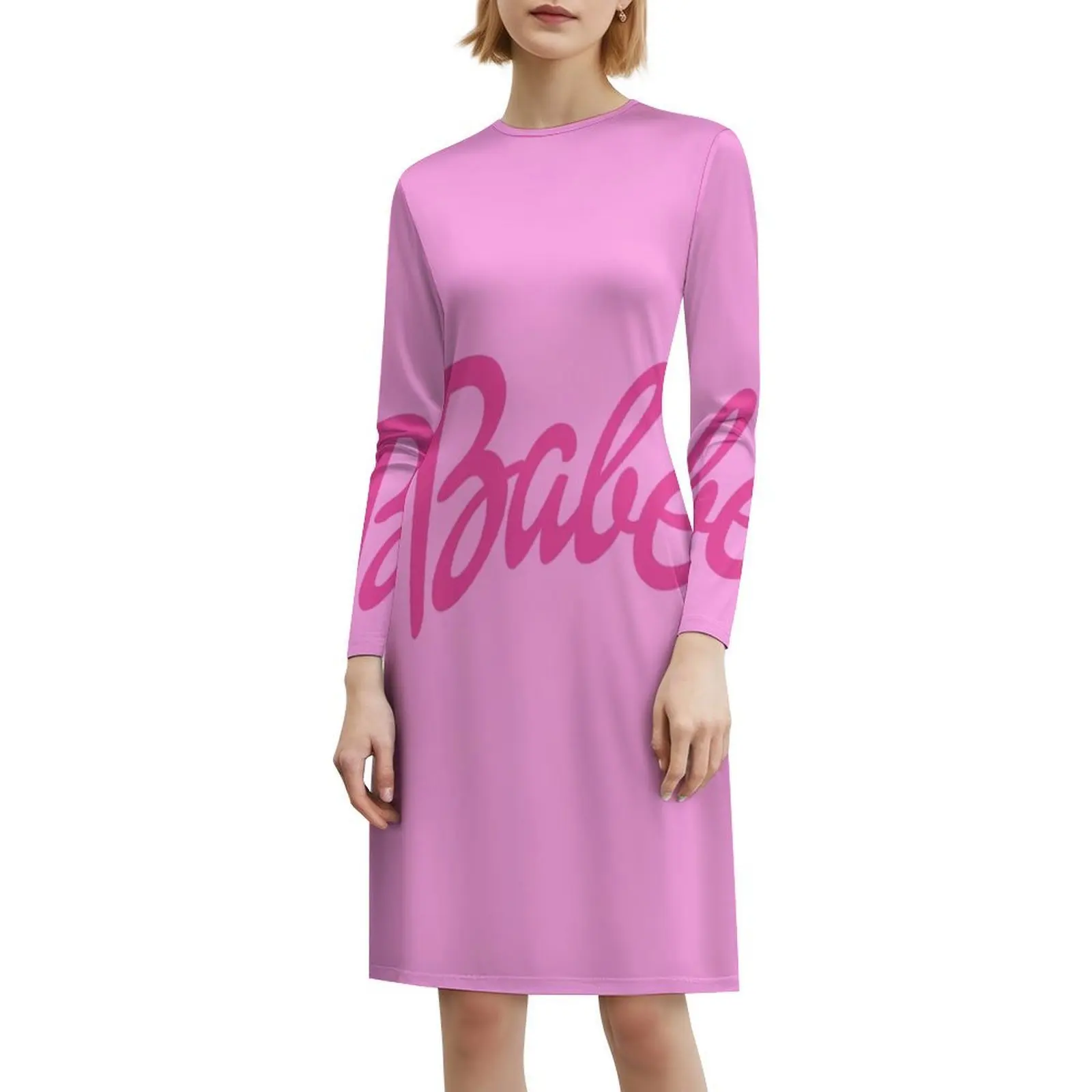 الوردي فاتنة دمية فستان بصدر مفتوح فستان أنيق الصيف فستان الحفلات للنساء الوردي لطيف الجمالية جرلي Bibble 90S فستان