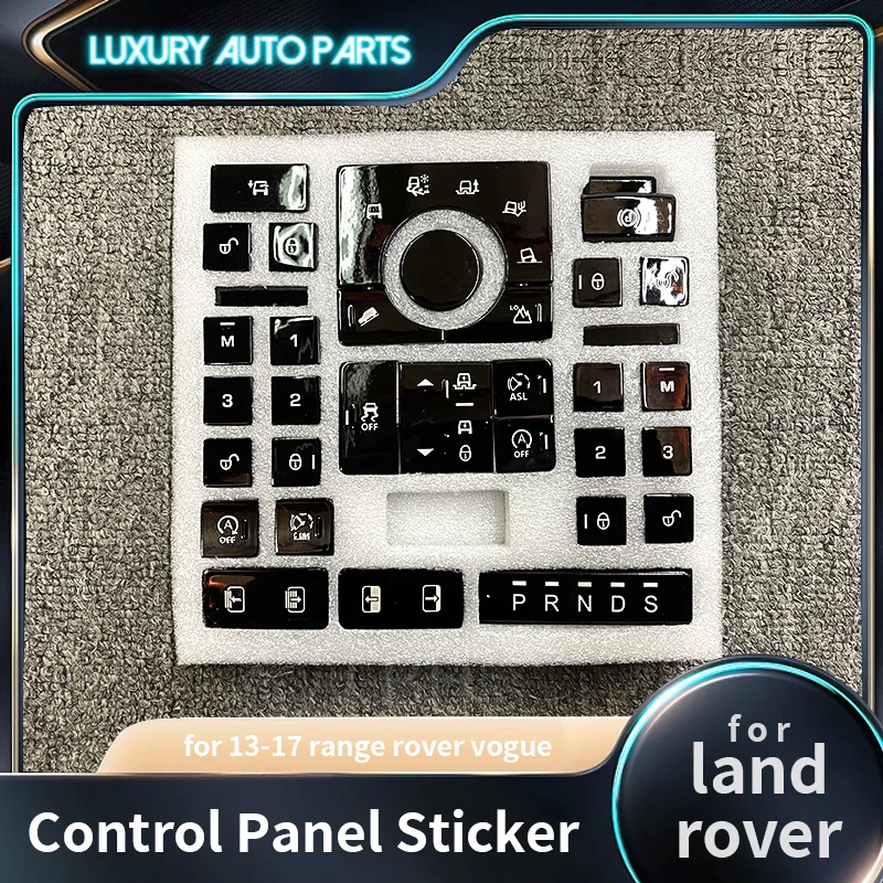 Interior Buttons For land rover Range Rover Vogue 2013-2017 L405 Button Sticker Control Panel Sticker