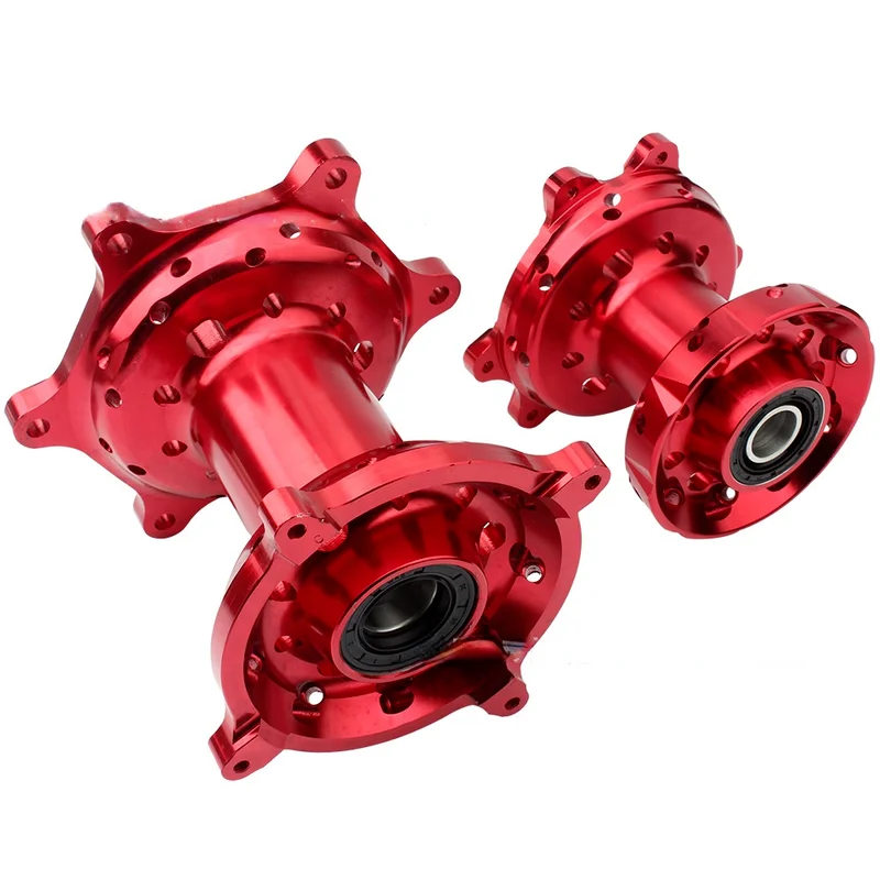 Motorcycle CNC Front 36 Holes And Rear 32 Holes Wheel Hub For HONDA CR 125R 250R CRF250R CRF450R CRF450X CRF250X CNC-machined