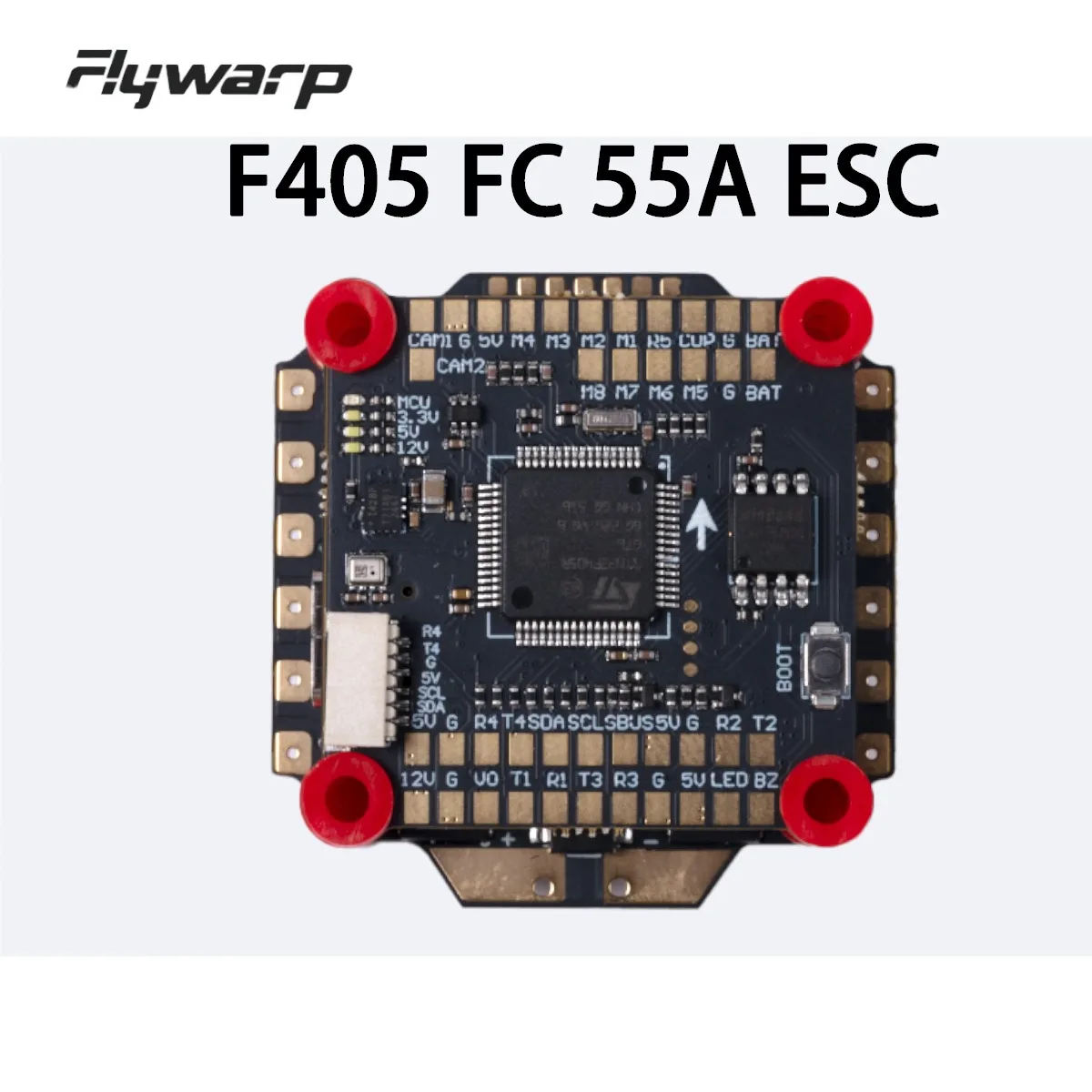 

Контроллер полета FlyWarp F405 55A/65A 4в1 ESC Stack BLHeli_s 2-6S Lipo 30,5x30,5 мм CM42688P 1000kv мотор trx4