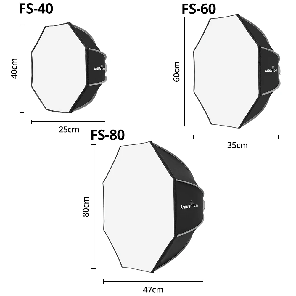 Ambitful FS-40　profotoマウント AMBITFUL FS Series FS40cm/60cm/80cm Quick-Setup OctagonSoftbox